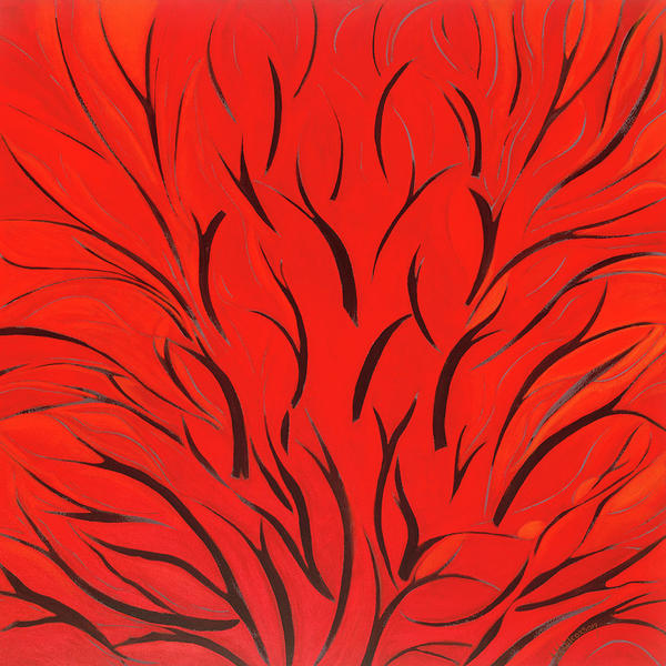 Forrest Fire Painting